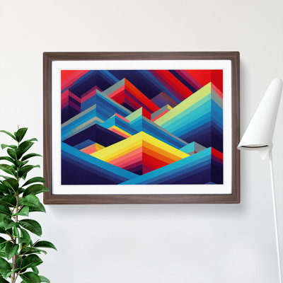Uplifting Abstract Art - Framed Print