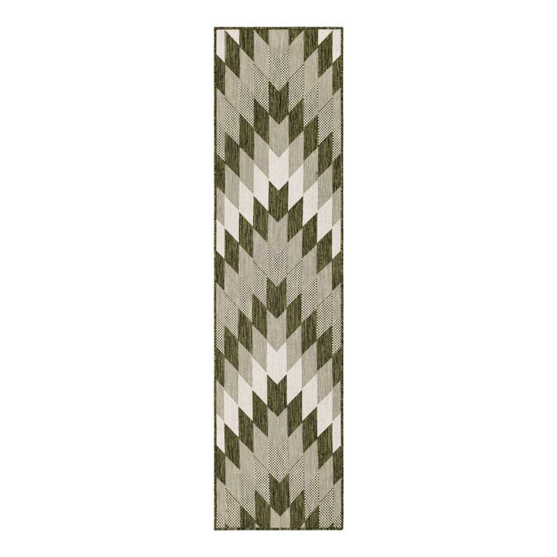 Blox Hower Indoor/Outdoor Area Rug, Runner 2' x 8'