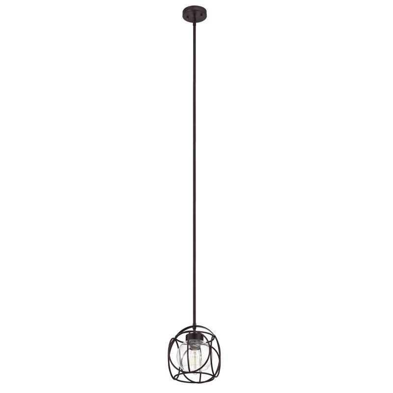 Demnan 1 - Light Oil Rubbed Bronze Single Pendant