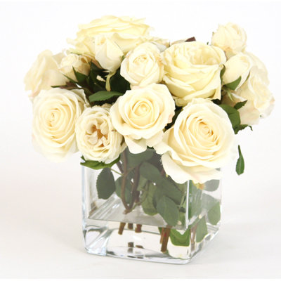 Waterlook Roses Floral Arrangements in Vase