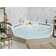 Chea 1500mm x 211mm Corner Acrylic Bathtub with Tap