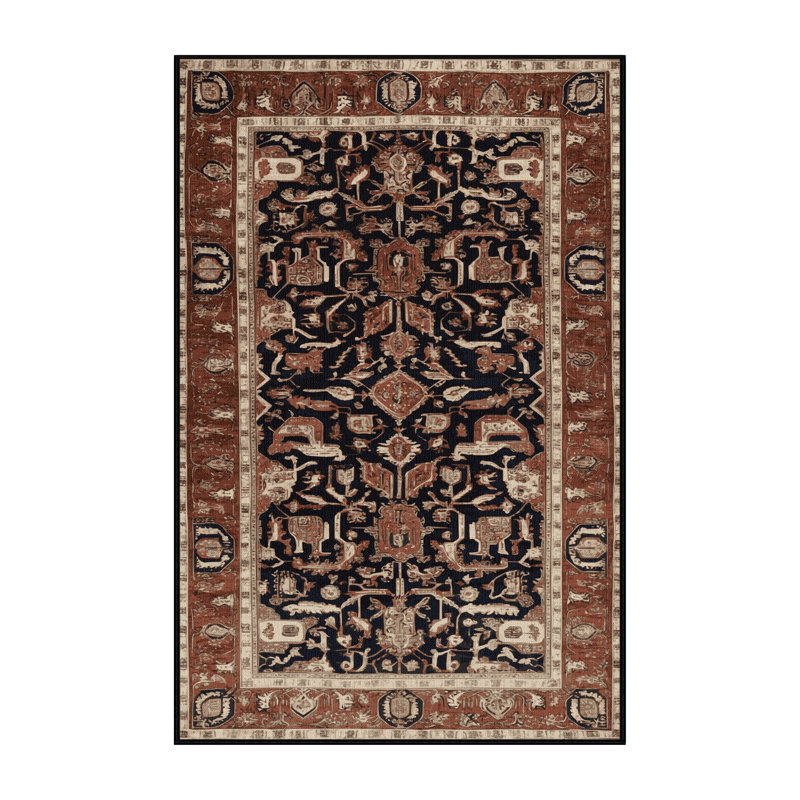 Tapis brun lavable à la machine, Tapis de couloir 2 pi x 5 pi