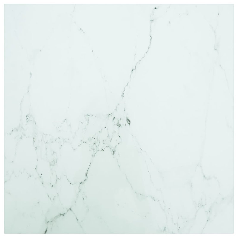 Plateau de table pour table basse en verre, 23,6 po x 23,6 po