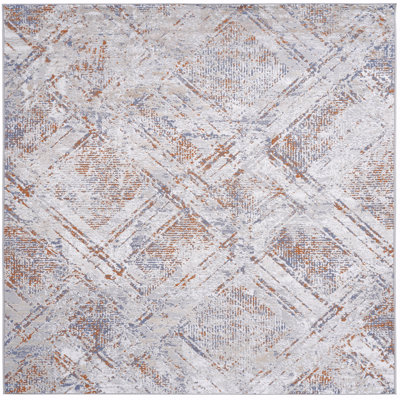 5' X 7' Geometric Area Rug