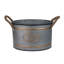 Ensemble de 3 pots décoratifs en métal Huxley