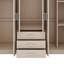 Rangement pour garde-robe en bois à 6 portes avec 6 grands tiroirs-1353988660