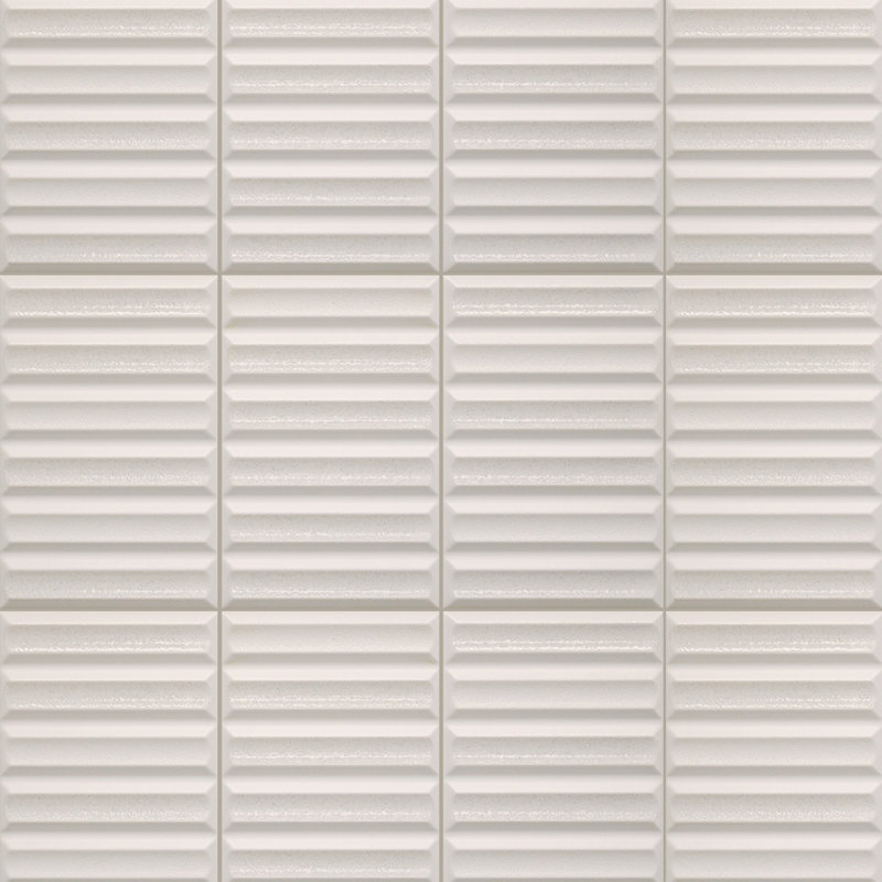 Carreau de céramique cannelé Groove 8X16, Siler