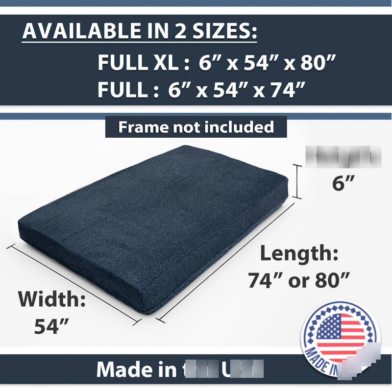 Matelas de futon en mousse viscoélastique pliable avec housse lavable et fermeture à glissière robuste, convient aux dortoirs et aux espaces invités