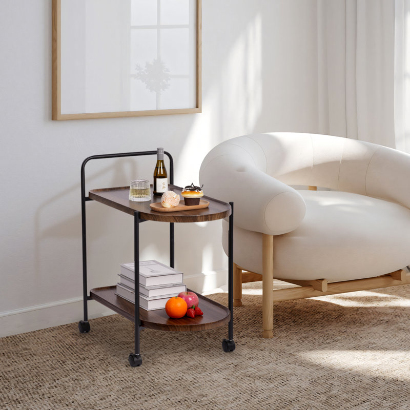 Dannylee Wheel End Table Side Table With Storage