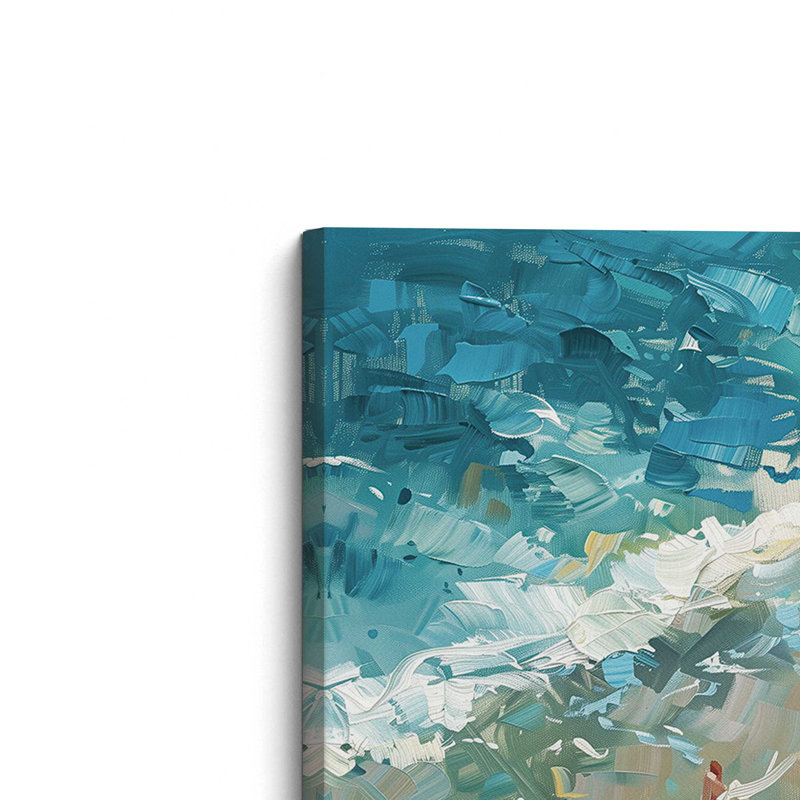 48 po x 72 po Coastal Hamony, grande impression sur toile, H 36 po x l 54 po