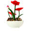 Fontaine de bureau rouge lotus