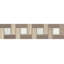 Maison 2.5" x 9.5" Border Tile in Gray/Brown