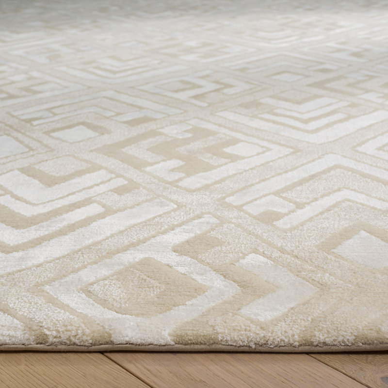 Ralph Lauren Deco Bas Wool, Viscose Rlr6722B Rug,  Rectangle 10' x 14'