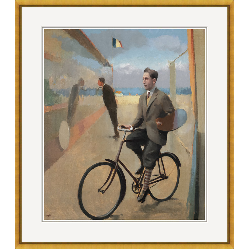 People Print, Brown, White, 41.75" H x 36.75" W