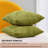 Deconov Ribbed Corduroy Square Throw Pillow Covers (Set of 2)-505464028-505464042