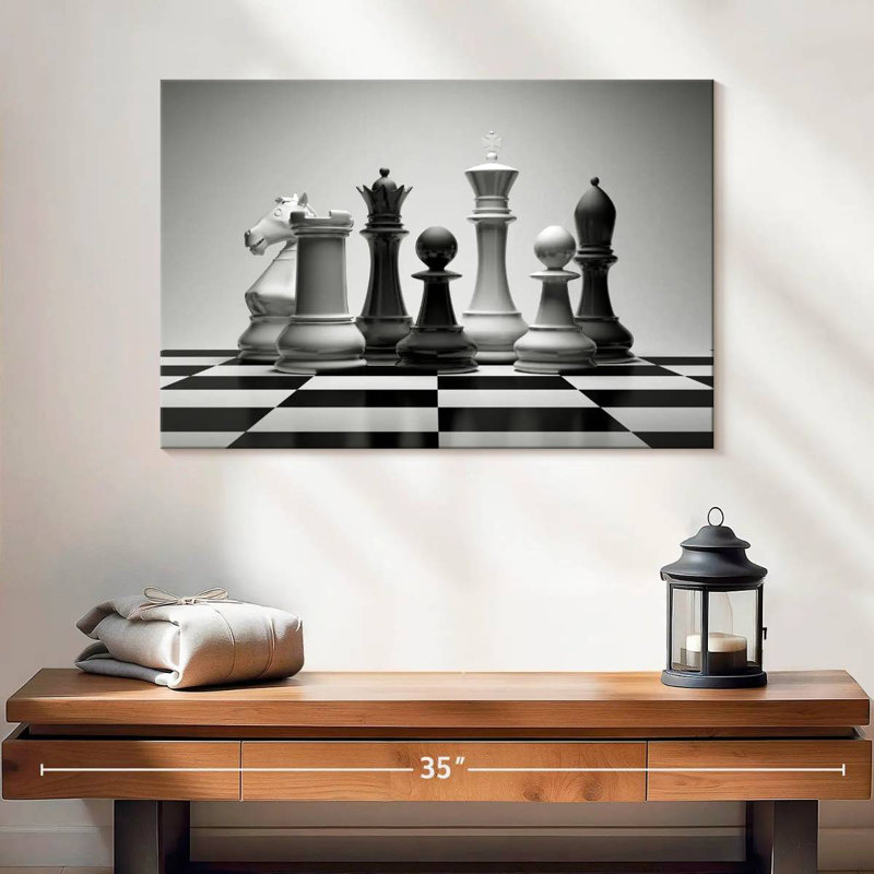 Senne Virtual Chess, 30" H x 45" W