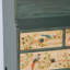Simple Green Painted Solid Wood Bookcase