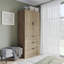 Stephy Solid Wood Wardrobe-259342795