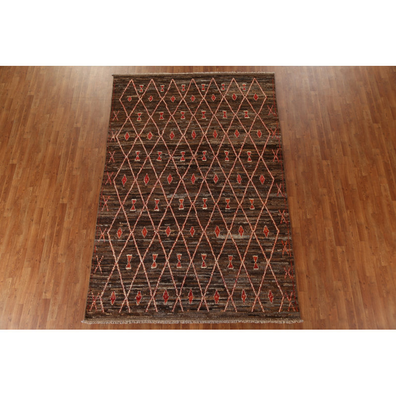 One-of-a-Kind 6'8'' X 9'11'' New Age Wool Area Rug in