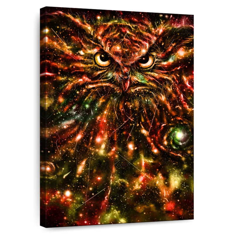 Space Owl, 24" H x 16" W