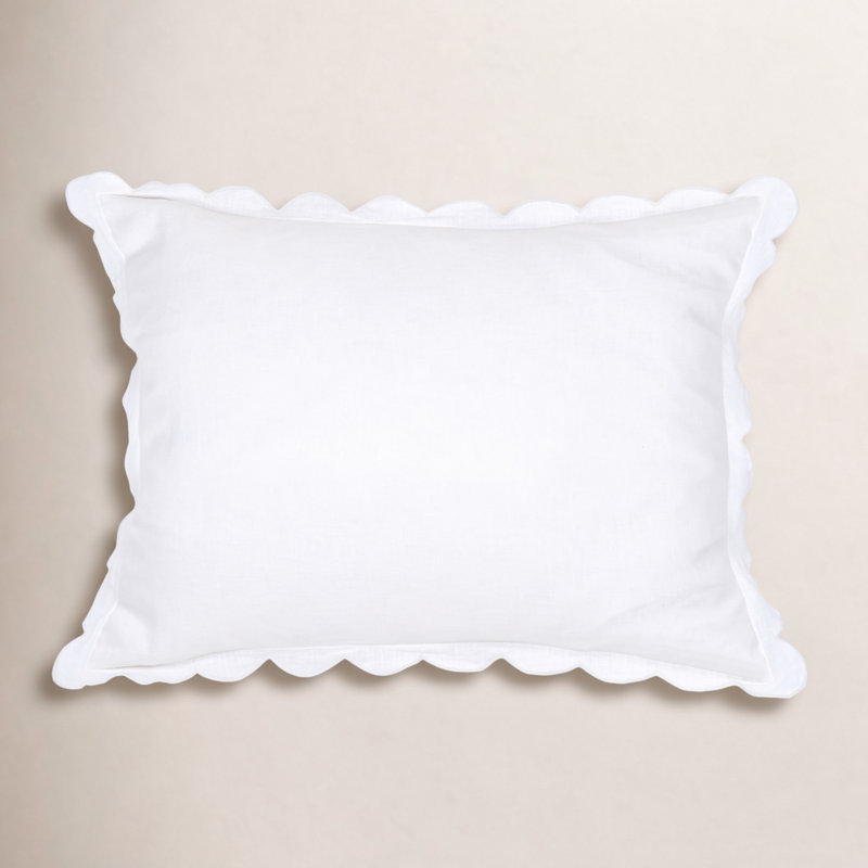 Kelly Linen Sham, Standard, White