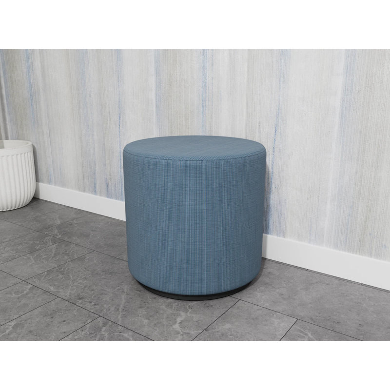 Repose-pieds Darsey, Charcoal, Chambray bleu marine clair