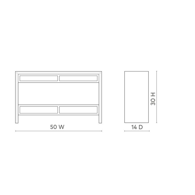 Beatrice 50'' W Console Table