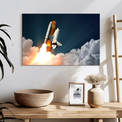 Fusée Oberle volant dans l'espace