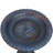 Evie Facade du Soleil Freestanding Glass Fiber Reinforced Concrete Outdoor Bird Bath-400545028