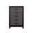 SOLUTO GREY AND BLACK BOOKCASE BED-79940953