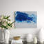 'Cascading Surf' - Wrapped Canvas Painting Print