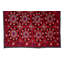 Nappe rétro 87 x 96 po. Housse de lit en soie brodée à la main. Décoration murale traditionnelle