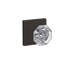 Alexandria Non-Turning Glass Knob with Collins Trim-27776869