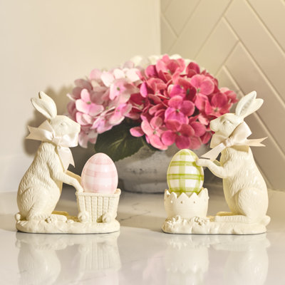 Lapin en résine 6,5 po avec chariot