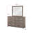 1Pc Contemporary 6-Drawer Storage Dresser Metal Handle