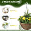 34cm Faux Rose Tree Plant in Basket-466229118