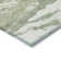 Machine Washable Indoor/Outdoor Xhevrie Green Rug