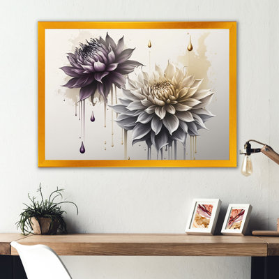 «Dahlia Flower III», reproduction sur toile
