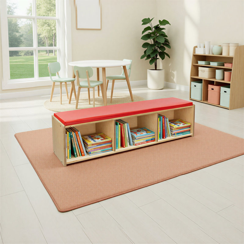 Vinyl Upholstered Storage Bench