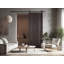 Porte de grange coulissante en bois manufacturé Optima 2V avec quincaillerie-103957298-103957288