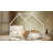 House Bed with Roof and Colorful Lights, Metal Bed Frame-1418938721-1418938732