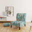 Fauteuil de chambre rembourré Blue Tree - bleu