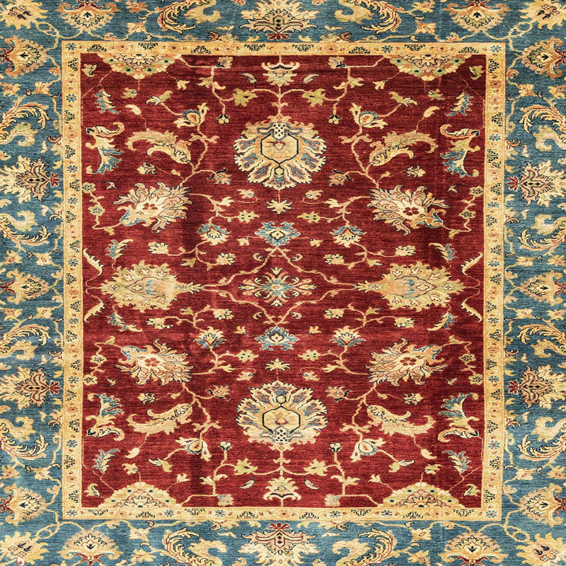 Abstract Indoor Rug, Square 8'