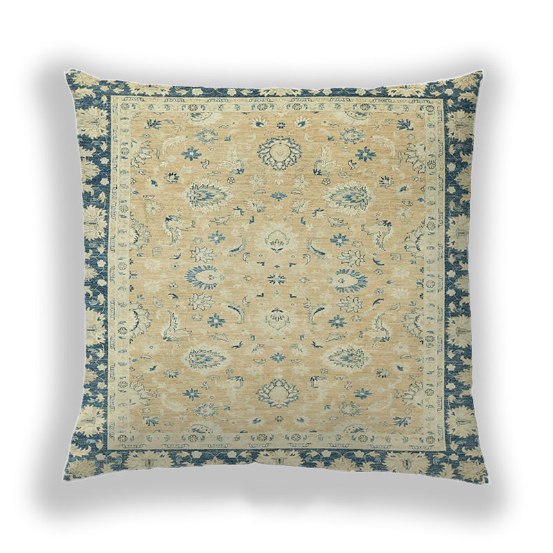Housse et insert de coussin carré Eduartina, Microsuède