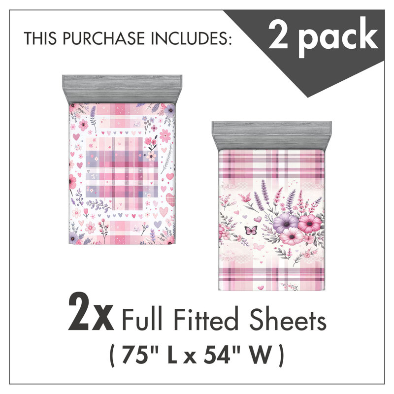 Ensemble de draps-housses Ambesonne, Drap-housse de taille double