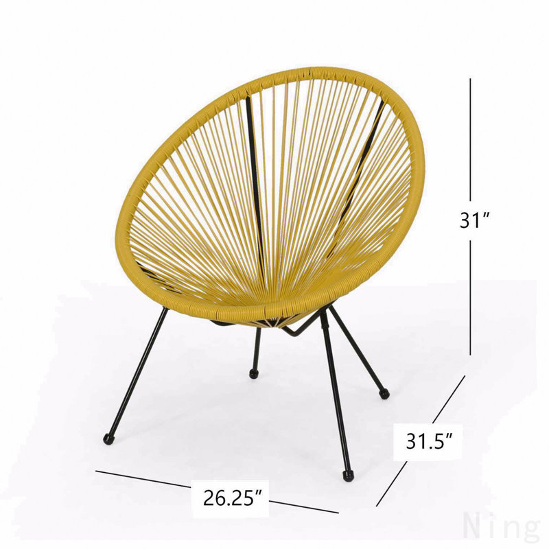Chaise (ensemble de 2) - Jaune, Yellow