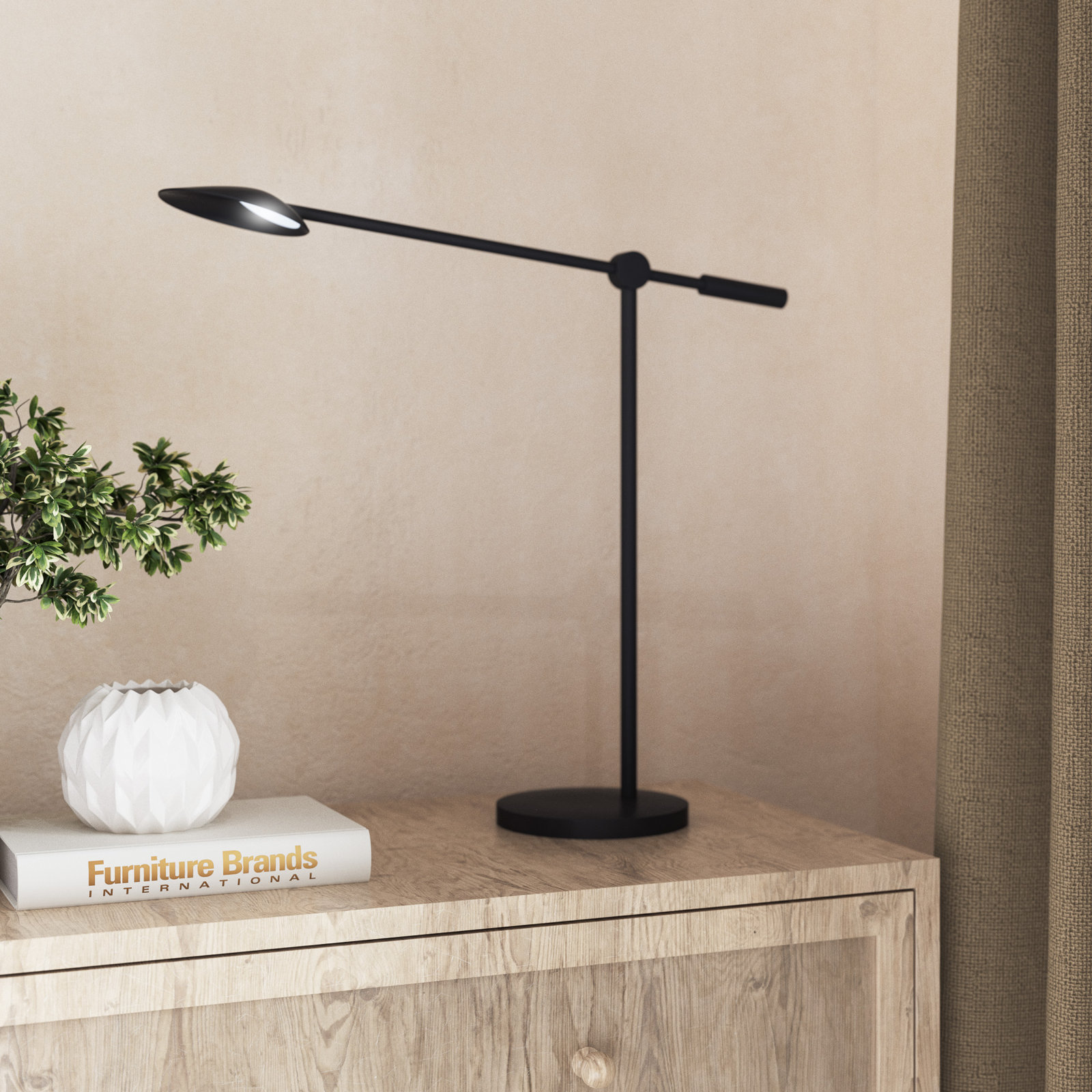 Rotaire Metal USB Desk Lamp