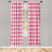 Charlton Home® Plaid Curtains, Lumberjack Buffalo Checks Art-1875366234-1856259134