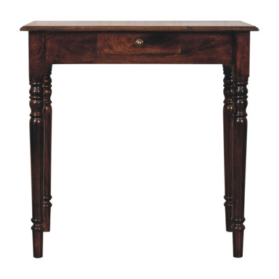 Solid Wood California Writing Desk, 1-Drawer