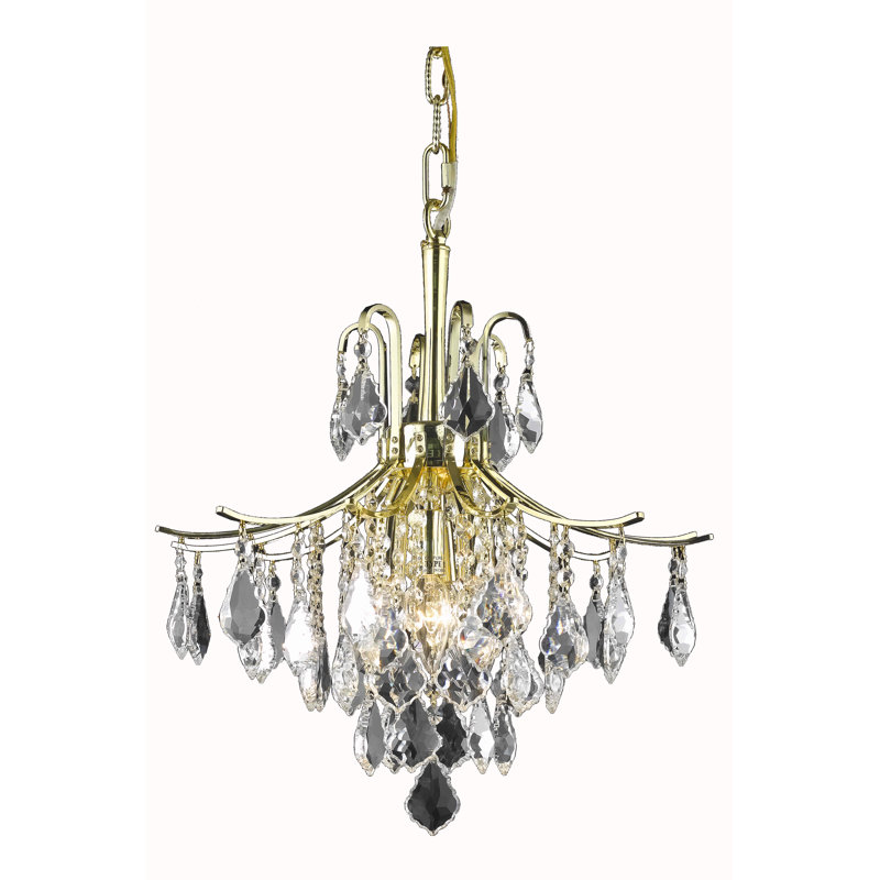 Hermanson 6 - Light Chandelier, Gold